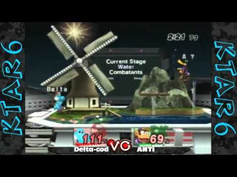 KTAR 6 - Delta-cod (Yoshi) Vs. Anti (Diddy Kong) - Bracket - SSBB
