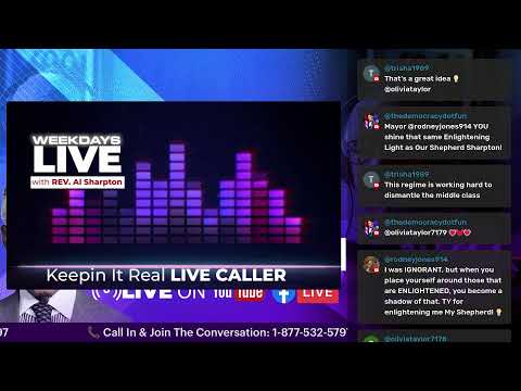 Weekdays Live with Rev. Al Sharpton | Keepin It Real Radio Show