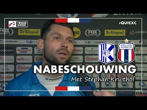 Reactie Stephan Kruithof na Quick Boys - Excelsior M (1-1)