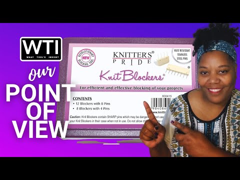 Knitter's Pride Knit Blockers & Pin Kit - WTI product video review