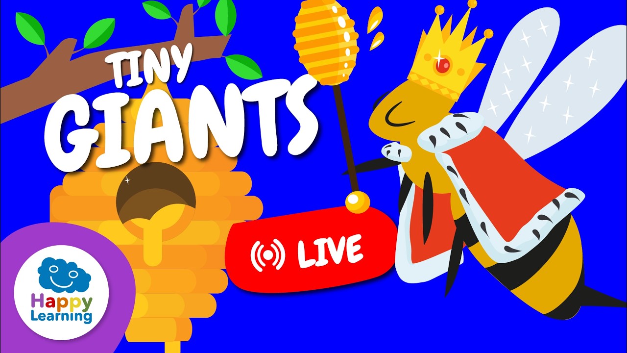 🔴 LIVE: THE INCREDIBLE WORLD OF INSECTS! 🐝🐞 | Educational Videos for Children | @HappyLearningEN