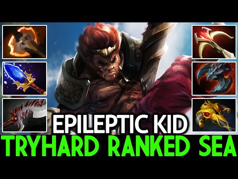 EPILEPTIC KID [Monkey King] 11K MMR Carry Tryhard Ranked SEA Dota 2