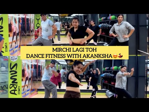 MIRCHI LAGI TOH|COOLIE NO.1| BOLLYWOOD DANCE FITNESS WITH AKANKSHA😍 EASY CHOREOGRAPHY FOR BEGINNERS