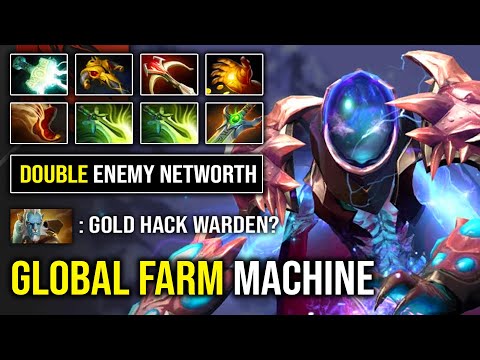 CRAZY GLOBAL GANK Farming Machine Arc Warden - Killing Everyone with Just illusion Full Agility DotA