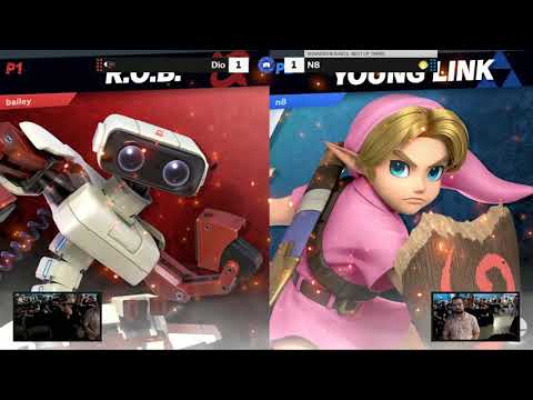 TSL 180 SSBU WR1 - N8 (Young Link) vs Dio (ROB / K. Rool)
