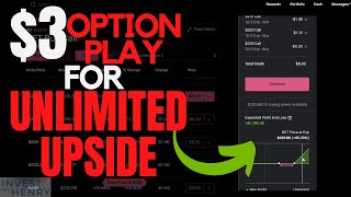 Collect $3 For UNLIMITED UPSIDE Option Strategy