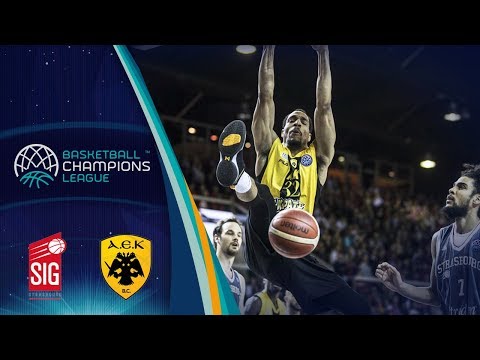SIG Strasbourg v AEK - Full Game - Quarter-Finals - Basketball Champions League 2017-18