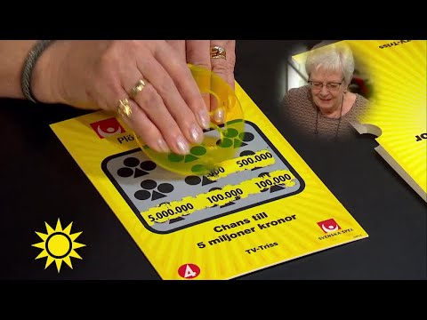 Här skrapar Ingrid fram en härlig julklapp! - Nyhetsmorgon (TV4)