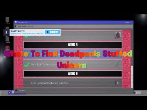 Where To Find Deadpool's Stuffed Unicorn