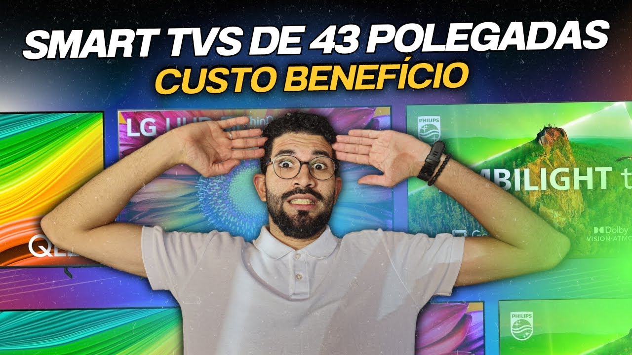 Qual Melhor TV 43 Polegadas Smart de 2025? | As 7 Melhores Televisão 43 Polegadas.