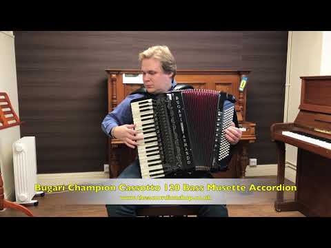 Bugari Champion Cassotto 120 Bass Musette Accordion
