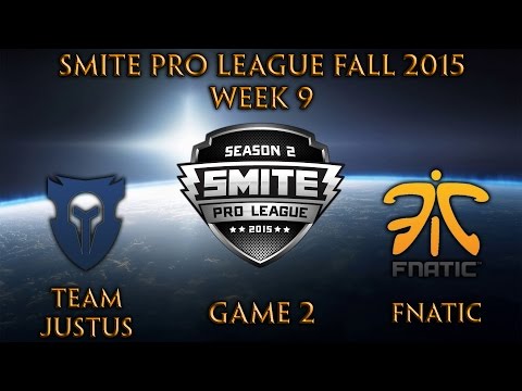SPL Fall Week 9 - Team JusTus vs FNATIC (Game 2)