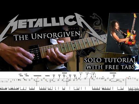 Metallica - The Unforgiven guitar solo lesson (with tablatures and backing tracks)