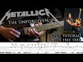 Metallica - The Unforgiven guitar solo lesson (with tablatures and backing tracks)
