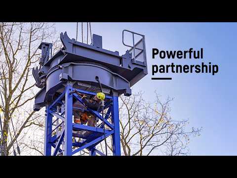  Powerful partnership - The UK&acute;s first 195 HC-LH is erected | Liebherr