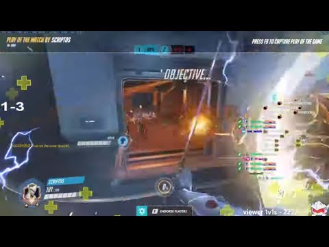 POTG! 66% KP! NECROS NANO GENJI GOD ! OVERWATCH SEASON 25 TOP 500