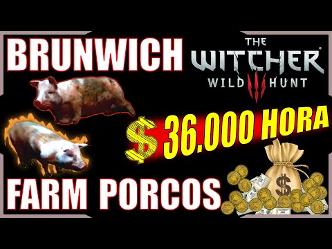 The Witcher 3 - Brunwich: How to get $36K/h (Pigs Farming + VRT)