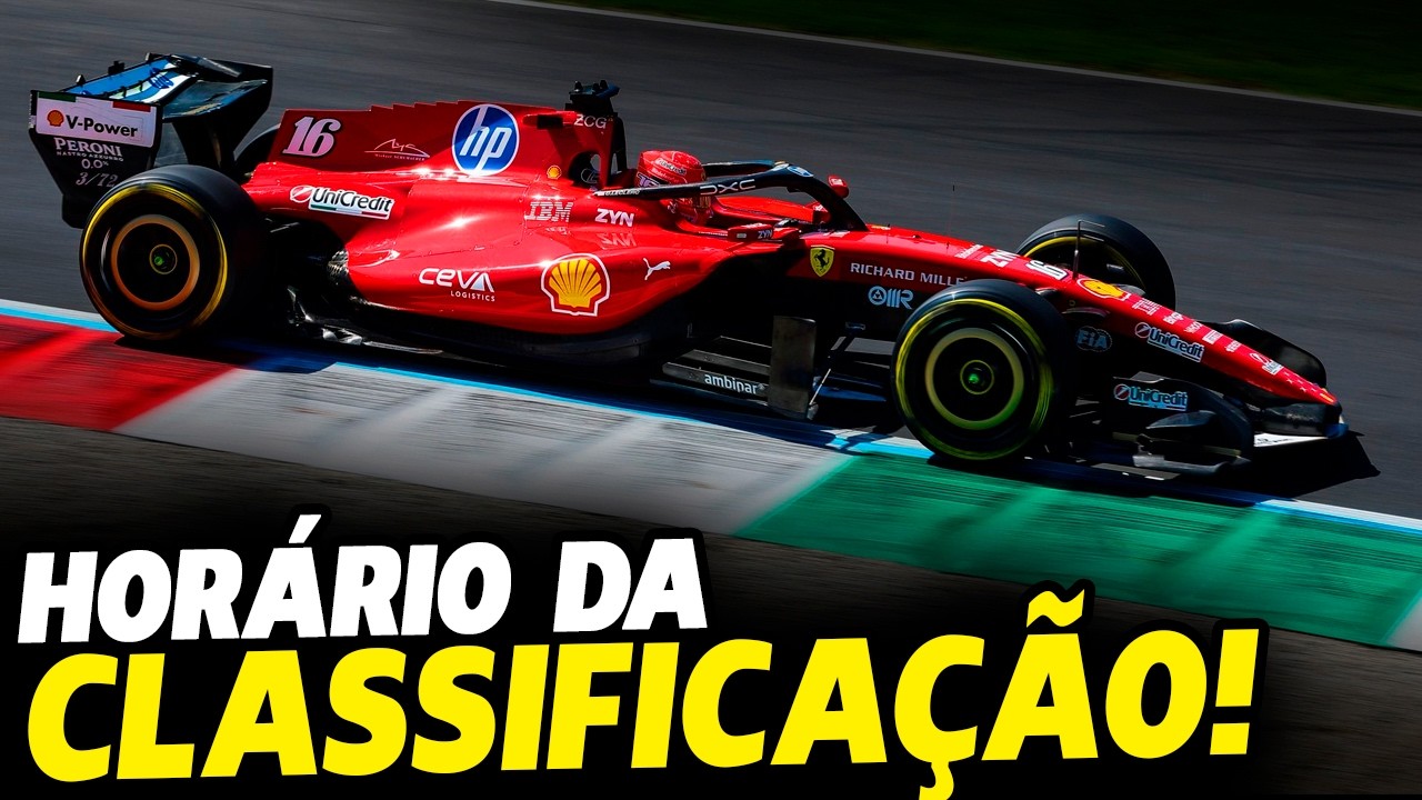 🚨HORÁRIOS E ONDE ASSISTIR AO TL3 E CLASSIFICAÇÃO DO GP DA ITÁLIA | FÓRMULA 1