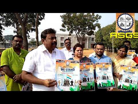 #ASGS Poster Launch# Sangamesh Badhodigi Best Wishes