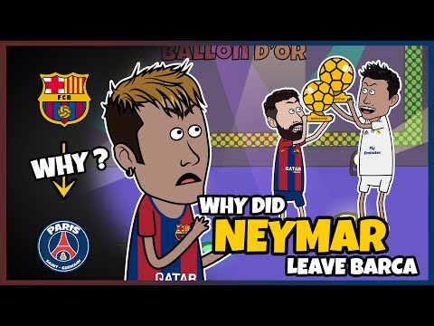 Why did Neymar leave Barca ?