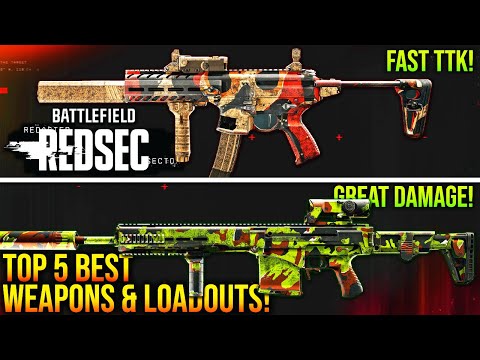 BATTLEFIELD REDSEC: TOP 5 BEST LOADOUTS To Use! (BF6 BATTLE ROYALE Best Weapons)