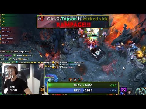 Topson QOP with 6K HP RAMPAGE Fountain Diving vs Alliance