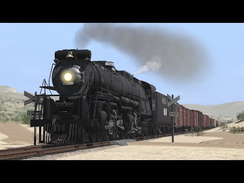 Santa Fe 4-6-6-4s Across Cajon