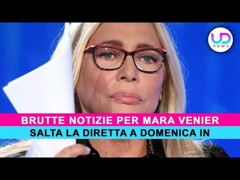 Brutte notizie per Mara Venier: Niente Diretta a Domenica In!