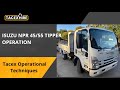 ISUZU NPR 45 55 TIPPER OPERATION