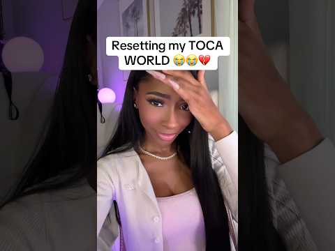 I RESET MY WORLD 😭💔 #tocaboca #tocalifeworld #gaming