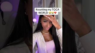 I RESET MY WORLD 😭💔 #tocaboca #tocalifeworld #gaming