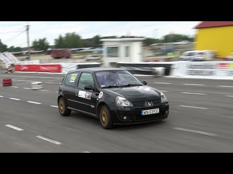 Dariusz Uszyński - Renault Clio - Asfaltowy puchar toru PTS 3 Runda Autodrom Słomczyn 08-07-2017