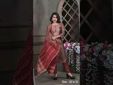 Women Churidar Suit With Size M To 8XL