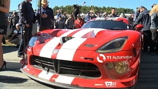 preview picture of video 'Viper SRT GTS-R Petit Le Mans Race Morning'
