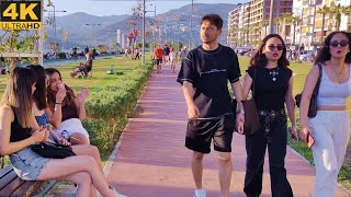 Alsancak Kıbrıs Şehitleri | Barlar Sokağı |Kordon Sahil Boyu |4K UHD|