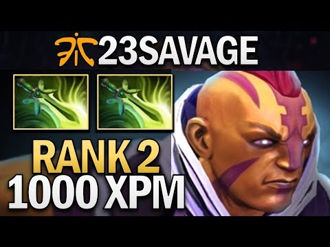 THE GAME THAT FNATIC.23SAVAGE ANTI-MAGE HAD DOUBLE BUTTERFLY - DOTA 2 GAMEPLAY