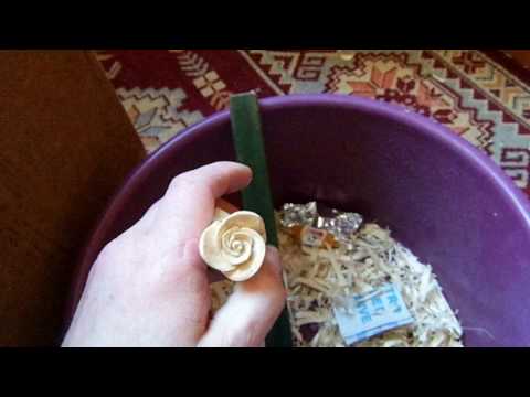 Как вырезать розу, резьба по дереву. Урок начинающим.carved rose with one’s hands