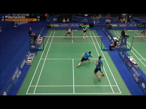 Interesting rally - Dratva / Vicen vs Kristensen / Nordén - ECC 2018