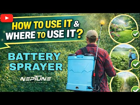 Neptune DK-12 Battery Sprayer | Powerful & Reliable | #sprayer #neptunefarming