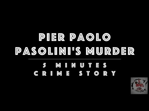 The Pier Paolo Pasolini's Murder