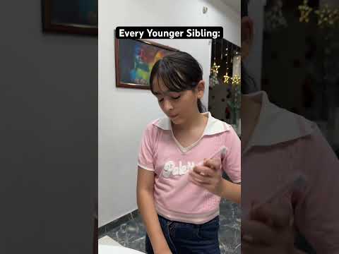 Do you have such Sibling? 🤔😂 #shorts #funny #relatable