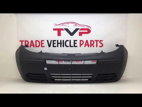Fits Renault Trafic Fits Nissan Primastar 2001-2006 Front Bumper Black No Pdc Holes video