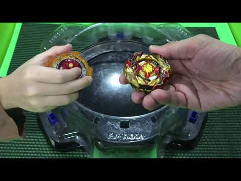 Takara Tomy Superking Beyblade Super Hyperion & King Helios VS Cho-Z Spriggan