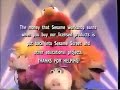 Closing To Sesame Street Kids Favorite Songs 1999 VHS