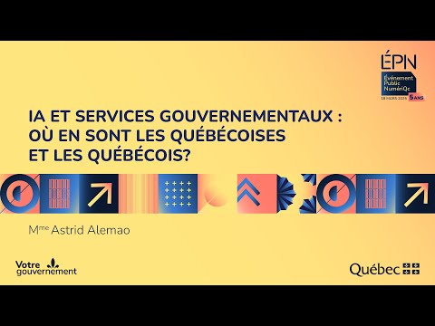 IA et services gouvernementaux : où en sont les Québécoises et les Québécois?