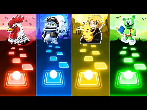 chicken song - crazy frog - Pikachu - Gummy Bear - tiles hop - Tiles hop edm rush 1.1M