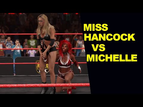 WWE 2K22 Miss Hancock vs Michelle - No Holds Barred