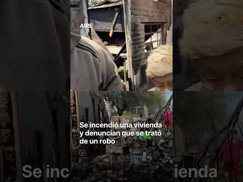 Incendio en una vivienda a la vera del río Salado🚨