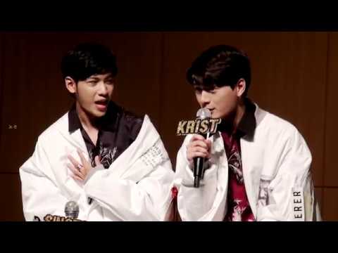 180707 Krist & Singto 1st Korea Fan meeting - Krist가 부르는 태양의 후예 OST