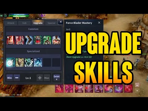 CABAL MOBILE FORCE BLADER STATS AND UPGRADE SKILLS 🔥